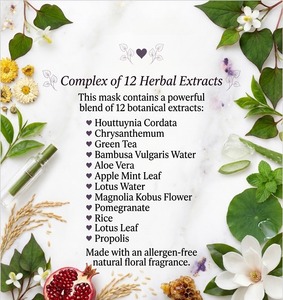 BIAIfekt Masque en feuille coréen au collagène Heartleaf anti-acné, soin des pores, éclaircissant, ampoule, gaze, 30 jours, OEM K-Beauty 25ml - Product Image 5