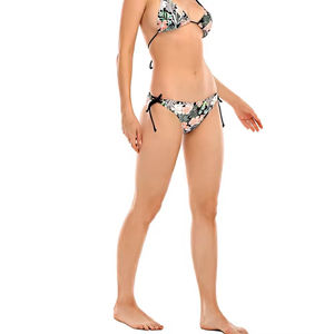 Traje de Baño Bikini de Dos Piezas con Diseño Moderno, Mezcla de Spandex/Nylon, Espalda Descubierta, Estampado Frontal, Sexy, de Secado Rápido para Mujer - Product Image 5