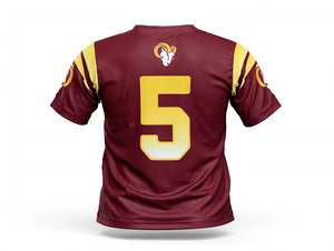 Camiseta de Fútbol Personalizada con Nombre y Número, Camiseta Deportiva de Manga Corta, Venta Caliente - Product Image 3
