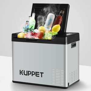Frigorifero Portatile Elettrico da 36Qt per Veicoli, Doppia Temperatura, Congelatore per Auto, Ideale per Campeggio e Feste in Spiaggia - Product Image 1