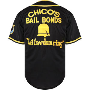 Maillots de baseball aérodynamiques en tissu polyester performant pour un faible dragage, avec panneaux profilés spécifiques à l'action. - Product Image 2