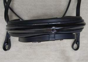 Bridon en cuir véritable de qualité supérieure, équipement d'équitation robuste pour la vente en gros - Product Image 5