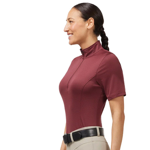 Chemise d'équitation pour femme, nouvelle collection, manches longues, pour concours, épaules tombantes, couleur et logo personnalisables, OEM, vente en gros - Product Image 5