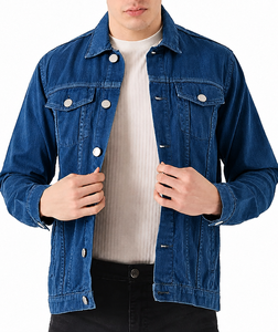 Veste chemise décontractée pour homme en toile de coton vert olive, col rabattu uni, boutonnage simple, manteau d'automne - Product Image 4