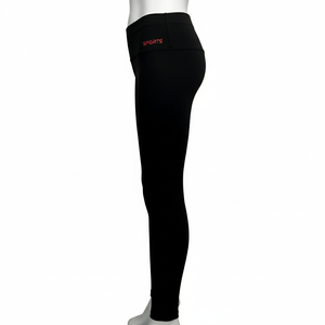 Leggings de sport taille mi-haute de haute qualité – Respirants, séchage rapide, couleurs et tailles personnalisables, taille élastique, pour le yoga - Product Image 3