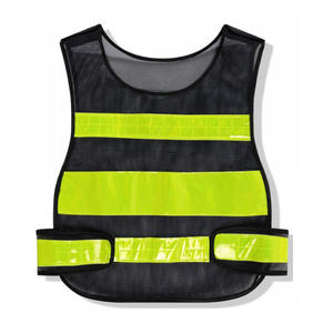 Chaleco de Seguridad Reflectante de Alta Visibilidad Unisex, Naranja, Poliéster, Ropa de Trabajo - Product Image 3
