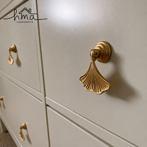 Handcrafted Solid Brass Round Hammered Cabinet <b>Knob</b> Golden Finish Modern Drawer Pull Wardrobe <b>Door</b> Cupboard Furniture Hardware - Product Image 4