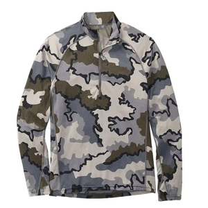 Men's Performance Hunting Base Layer 1/4 Zip Pullover Thermal Long Sleeve Outdoor Breathable Hunting Base Layer - Product Image 4
