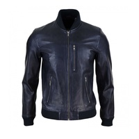 Veste High Street Fashion pour hommes, bombardier élégant à col montant de haute qualité pour l'hiver, en toile de plusieurs couleurs, vente en gros
