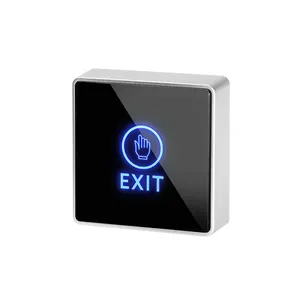 LED indicator Glass Touch Screen Press to Exit Release For Access Control System
