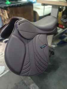 Selle de saut en cuir avec arceau en bois, fournisseur chinois, fabricant, marque privée, selle de cheval, commande en gros, directement de l'usine - Product Image 5