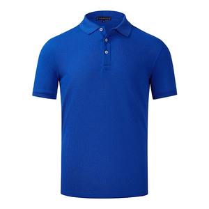 Chemise polo pour homme, style décontracté, motif uni, manches courtes, anti-rides, coton uni, chemises polo de golf - Product Image 6
