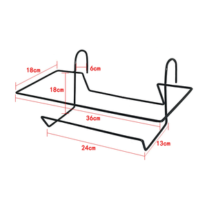 1 Set Balcony Plant Vegetable Flower <strong>Planter</strong> with Tray and Rack <strong>Plastic</strong> Outdoor Rectangular Hanging Long Flower Pot <strong>Trough</strong> - Product Image 2