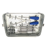 Ensemble d'instruments orthopédiques de qualité supérieure pour interventions sur la colonne vertébrale et les membres inférieurs, en acier inoxydable allemand, fabricant en gros
