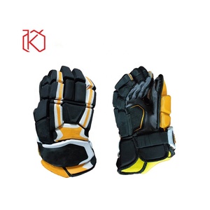 Meilleures ventes de gants de hockey sur glace d'équipe pour adultes et jeunes avec système de verrouillage du pouce durable Équipement de sport respirant - Product Image 2