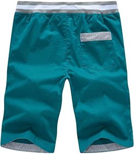 Pantalones Cortos Casuales Cómodos con Cordón para Hombre, Ropa de Verano 2026, Pantalones Deportivos Suaves y Transpirables de Sarga para Hombre - Product Image 4