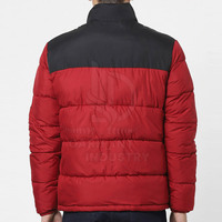 Veste matelassée décontractée élégante pour homme, fermeture éclair sur le devant, matériau isolant durable, service OEM, design chaud pour les voyages d'hiver et les activités de plein air