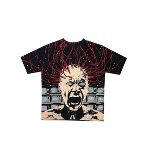 T-shirt décontracté à manches courtes pour homme, coupe classique, 100 % polyester, imprimé graphique sur toute la surface, parmi les plus vendus - Product Image 1