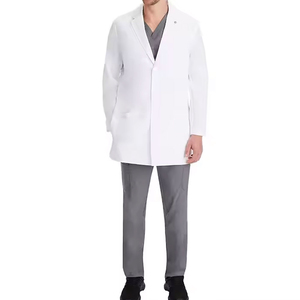 เสื้อกาวน์แขนยาวแบบกำหนดเองพร้อมสีที่ปรับแต่งได้สำหรับผู้ชาย - Product Image 3