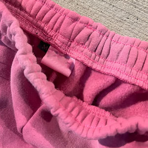 Fabricant d'écusson personnalisé pour hommes, broderie à l'acide, jogging, pantalon de survêtement ample en coton, éponge lourde, rose - Product Image 6