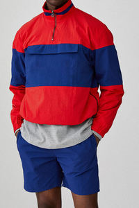 New Custom Winter Men's Solid Streetwear Hooded Windbreaker 2-Piece <b>Knitted</b> Tracksuits <b>Set</b> Breathable Cotton Front Jogging - Product Image 4