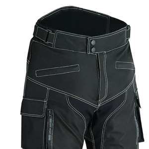 Men's Black Motorcycle <b>Pants</b> With <b>Cargo</b> Pockets Waterproof All Seasons Racing Wear - Product Image 5