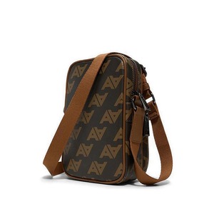 Large Capacity Vintage Genuine Leather Crossbody Satchel Bag for Men 9.7'' iPad Compatible Multi-Pocket Logo Messenger Bag - Product Image 2