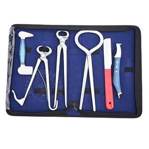 Kit de Recorte y Prueba de Pezuñas con Pinza para Potros, Herramienta de Detección de Dolor, Amortiguador de Presión, Pinza de 12 pulgadas, Cuchilla para Recorte de Bucles y Suelas - Product Image 1