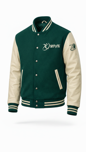 Chaqueta Varsity Estilo Americano Profesional, Mangas en Contraste, con Capucha, Unisex, Invierno, Ecológica, Logotipo Frontal - Product Image 2
