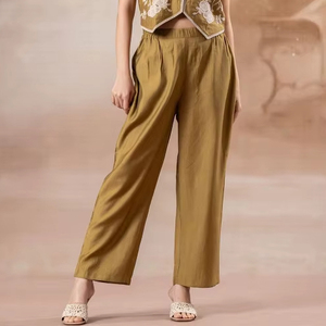 Robe décontractée pour femme, écologique, respirante, taille basse, avec dentelle florale et boutons latéraux, idéale pour l'été - Product Image 1