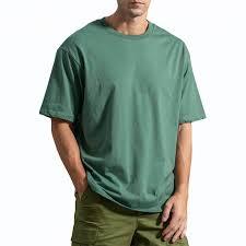 Camiseta Urbana Casual de Algodón Oversize para Hombre, Camiseta Moderna de Algodón Grueso para Hombre, Estilo Urbano - Product Image 3