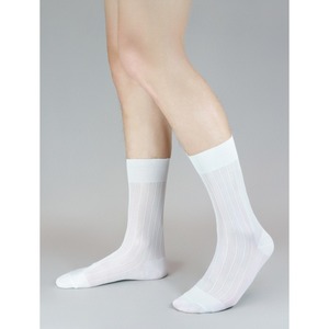 Chaussettes habillées pour hommes, violettes, fines, côtelées, en maille, respirantes, pour tenue formelle - Product Image 4