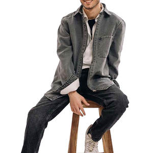 Camisa de Mezclilla de Secado Rápido para Hombre, Estilo Único con un Aspecto Atractivo y el Mejor Diseño de un Fabricante Líder - Product Image 3