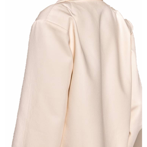 Blazer de sarga extragrande de un solo botón para mujer 2026 OEM, chaqueta de traje informal de moda para oficina, venta al por mayor, ropa de trabajo personalizada para otoño - Product Image 5