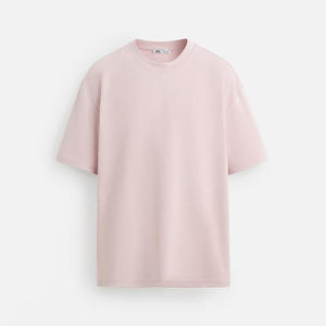 Proveedor Mayorista de Camisetas de Hombre de Lujo, Cuello Redondo, Manga Corta, Calidad Estándar, Corte Holgado, con Talla y Diseño Personalizados - Product Image 1