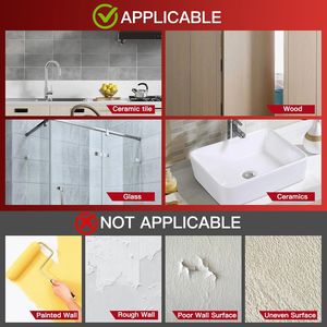 Paquete de 12 Ganchos Adhesivos Grandes y Resistentes, Ganchos Autoadhesivos Fuertes para Pared, para Baño, Cocina, Exteriores, Toallas, Abrigos - Product Image 5