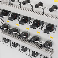 Connecteur étanche M28 2+8 broches 10 cœurs IP67 à baïonnette, prise circulaire pour alimentation et 8 contacts de signal pour l'automatisation