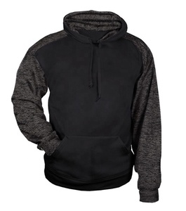 Venta al por mayor de encargo de moda mangas jersey de los hombres sudaderas con capucha - Product Image 1