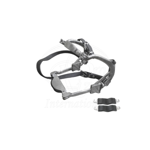 Spéculum buccal Millennium Box Joint en acier inoxydable avec sangles en cuir et plaques en caoutchouc, outil dentaire vétérinaire pour chevaux - Product Image 4