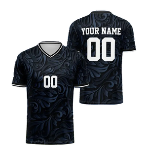 Conjuntos de Camisetas de Fútbol Sublimadas con Estilo Personalizable, 100% Poliéster, Impresión por Transferencia de Calor, Secado Rápido, Servicios OEM, Camisetas Personalizadas para Equipos - Product Image 5