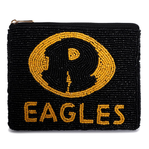 Porte-monnaie brodé fait main, coloré et perlé pour enfants et adolescents, forme personnalisée, portefeuille de voyage avec fermeture éclair, motif de dessin animé - Product Image 1