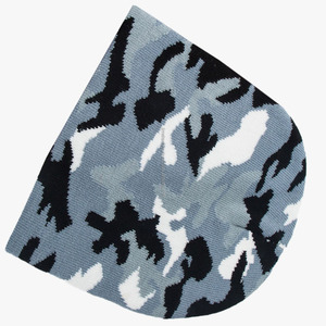 Gorro de punto unisex con logotipo personalizado, doble capa, 100% lana, a rayas, con forro de satén, ajustable, cálido, grueso, para invierno, uso diario, con dobladillo. - Product Image 4