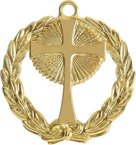 Grand Warder Knights Templar commandery ปลอกคออัญมณีชุบทองสไตล์ชุบทองทองเหลืองชุบทอง - Product Image 5
