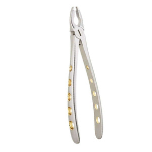 Forceps d'extraction des racines inférieures # 74 Instruments dentaires orthodontiques en gros, en acier inoxydable, pour extraction chirurgicale - Product Image 4