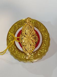 Anillo de Oro Sólido de 22k con Elegante Diseño Floral para Mujer, Joyería Étnica Auténtica Hecha a Mano, Ideal para Fiestas y Bodas - Product Image 1