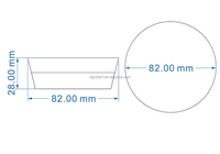Boîte à coussin d'air en plastique ABS écologique de 15 g pour crème BB/CC, étui à poudre libre avec miroir compact pour emballage cosmétique – Prêt à l'expédition