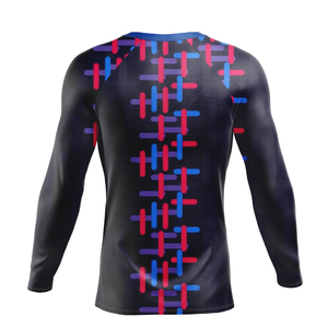 Camiseta Deportiva de Manga Larga Transpirable de la Mejor Calidad para Hombre, Color Personalizado en la Parte Delantera, Spandex y Poliéster, Ropa Deportiva para Gimnasio - Product Image 2