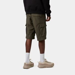 Shorts cargo en jean délavé coupe droite mi-taille vintage pour homme, décontracté et élégant avec poches, idéal pour l'été - Product Image 2