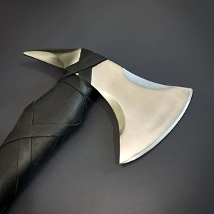 Hache de camping LEGACY BLADES en acier au carbone de haute qualité, manche en bois, outil utilitaire d'extérieur fait main, logo personnalisé, usine OEM - Product Image 4
