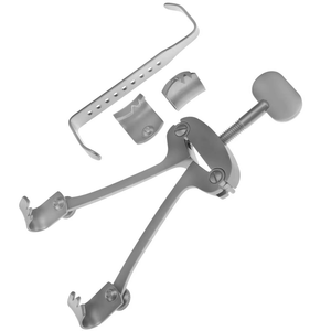 Retractor Endaural Henner Premium de Acero Inoxidable, 3x3 Puntas, Reutilizable, Autoajustable, para Cirugía de Oído y Mastoides - Product Image 6